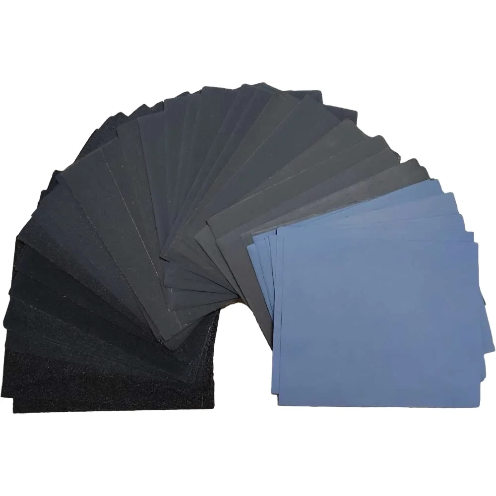 9*11 Inch A4 Sheet Abrasive Sabd Paper Silicon Carbide Tough And Fine Grit Sets