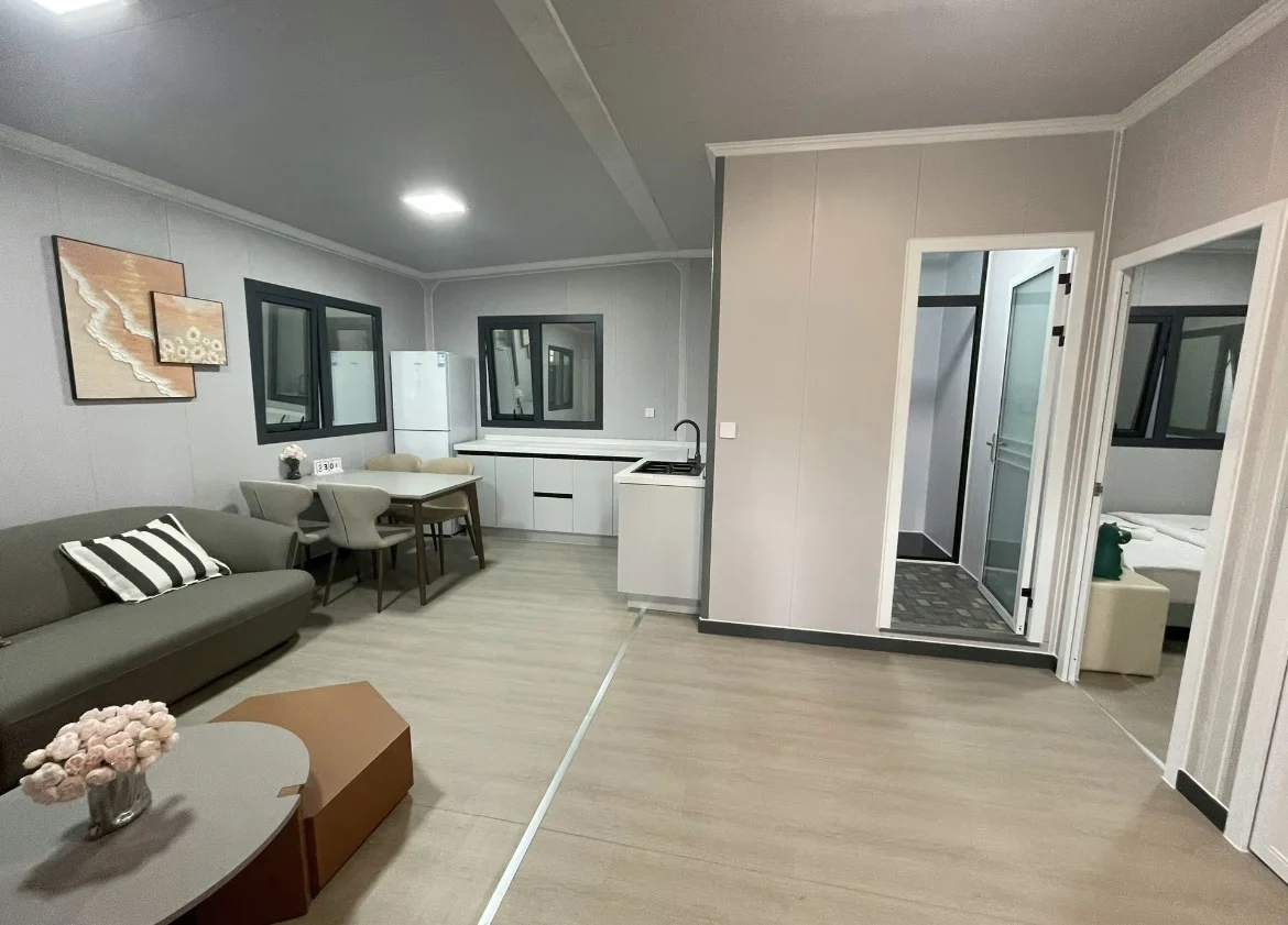 Высокий стальной каркас 40 футов 20 дом расширяемый цена роскошный современный контейнер модульные передвижные умные сборные дома