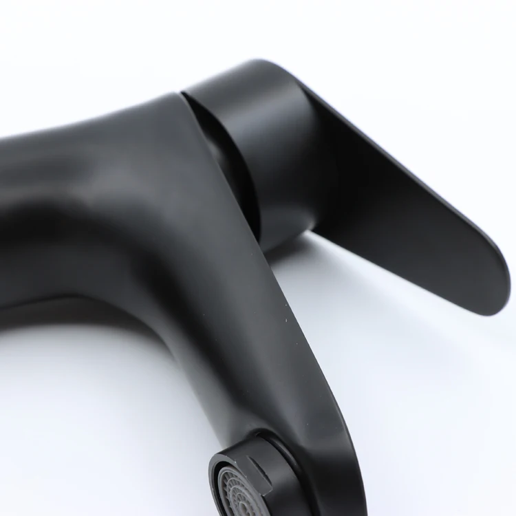 SONSILL Black Bathroom Sink 304 Stainless Steel Basin Faucets Single Handle Mixers Water Taps For Bathroom