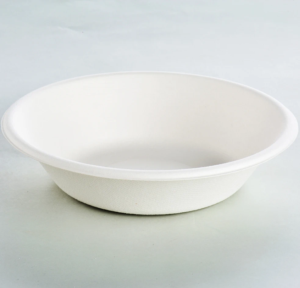 Best selling disposable degradable pulp sugar cane bagasse 350ml sugarcane bowls/Food Container