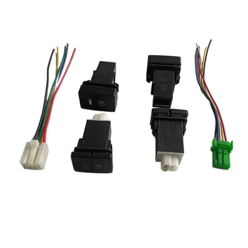 Universal 12V 2 way LED Light Boat Auto Push Button Switch