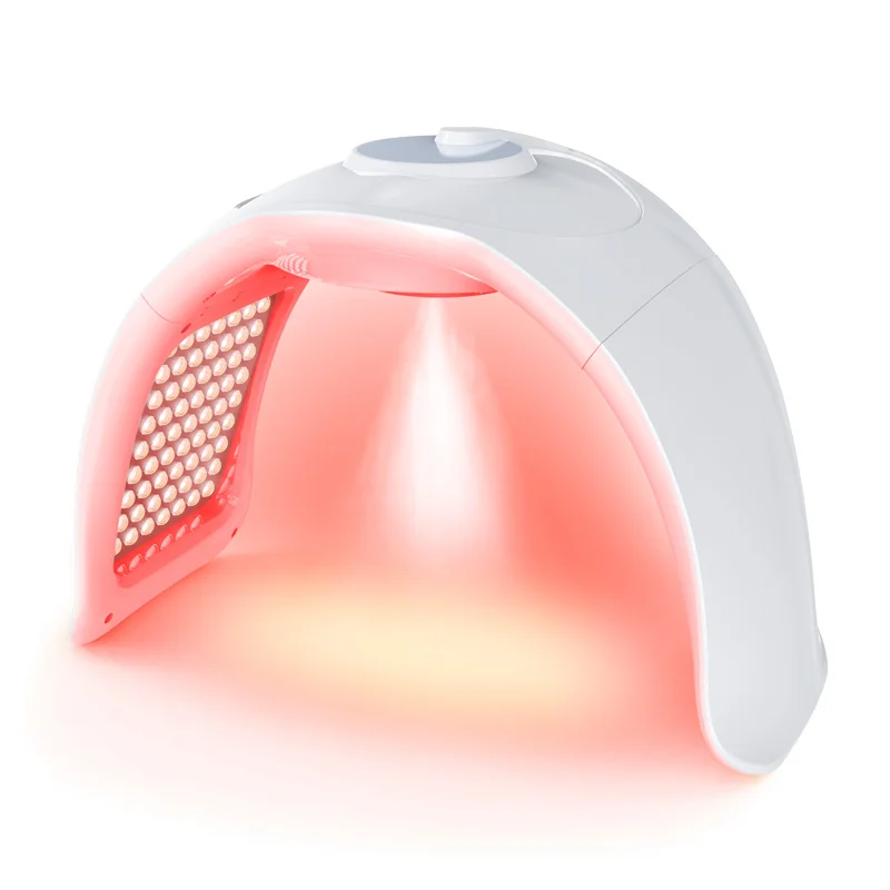 professional face NIR nano spray red therapy device wrinkle removal LED light therapy facial machine with near infrared