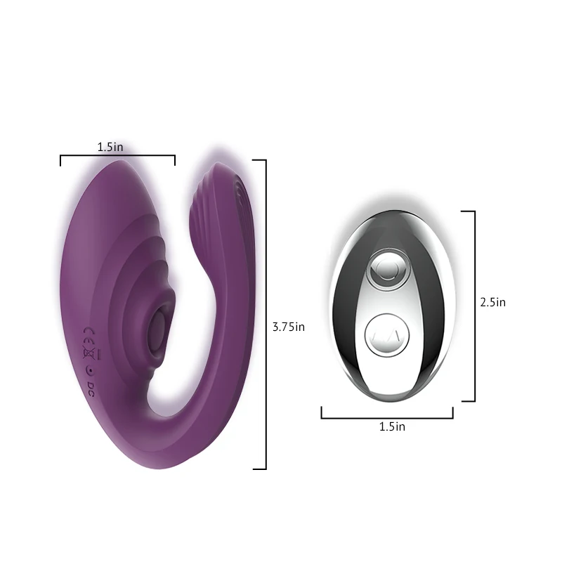 Беспроводной парный вибратор для стимуляции клитора и точки G с 7 пульсирующими G спортивными вибраторами для собак Трейси