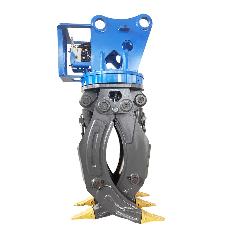Factory Direct Selling Forestry Machinery Hydraulic Excavator Rotating Log grapple