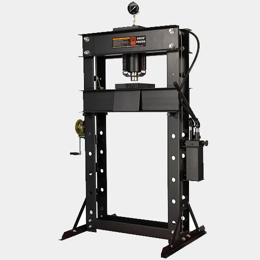 50 ton hydraulic shop press adjustable with Stamping Plates  with Gauge