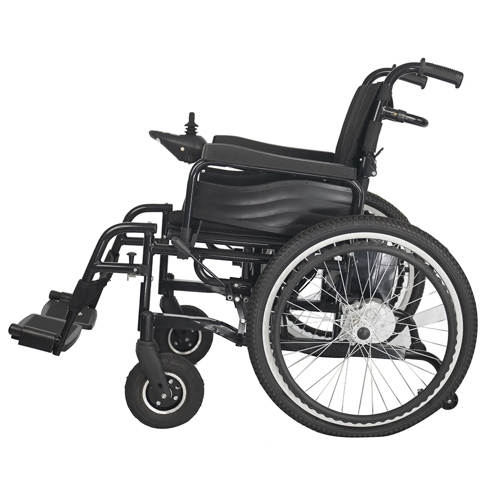 manual wheelchair with electric motor
