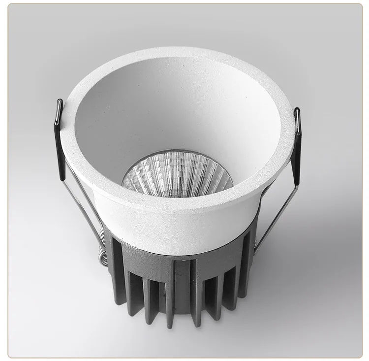 LED COB spot light anti glare ac110-220v living room store embedded ceiling spotlights architectural downlights