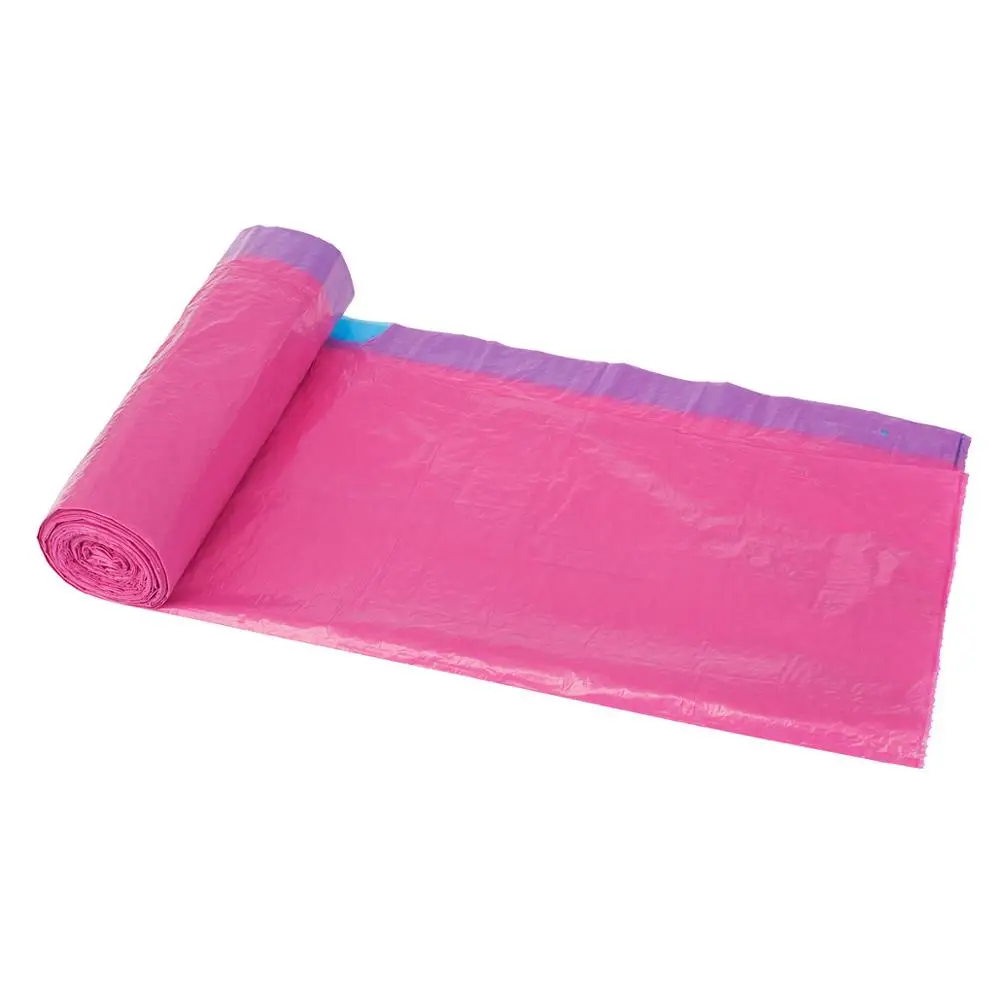 Горячая Распродажа 2019, сверхпрочный пластиковый мешок для мусора на шнурке