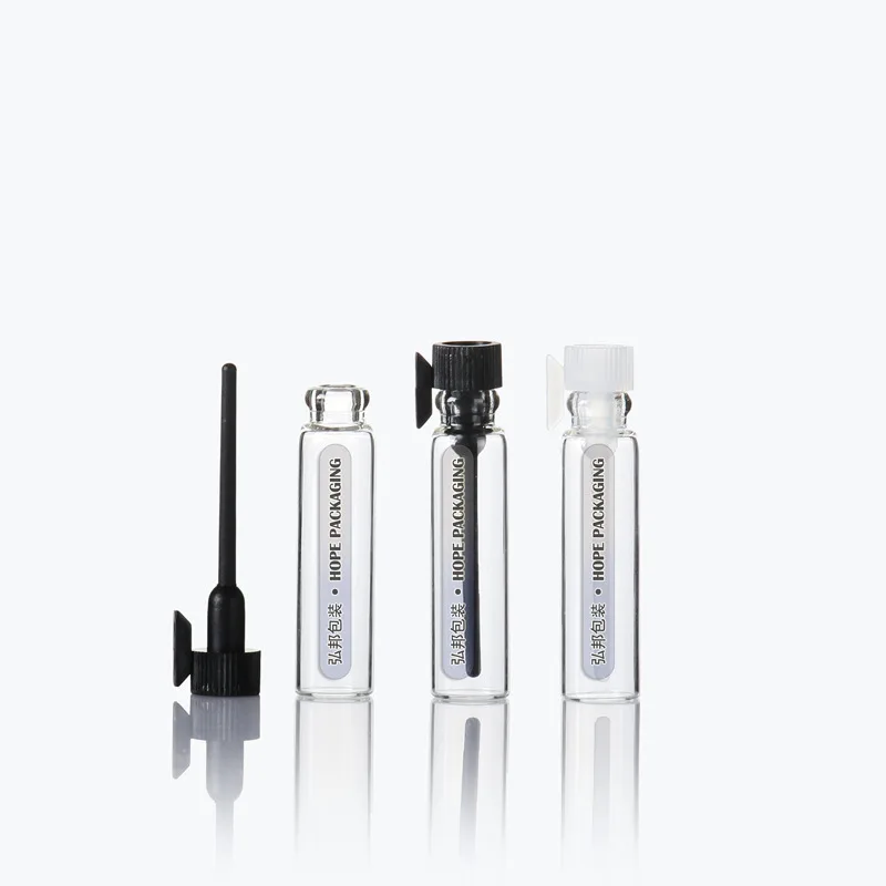 Wholesale 1Ml Empty Clear Tester Tube Vial Perfume Sample Bottle For Cosmetic Packaging