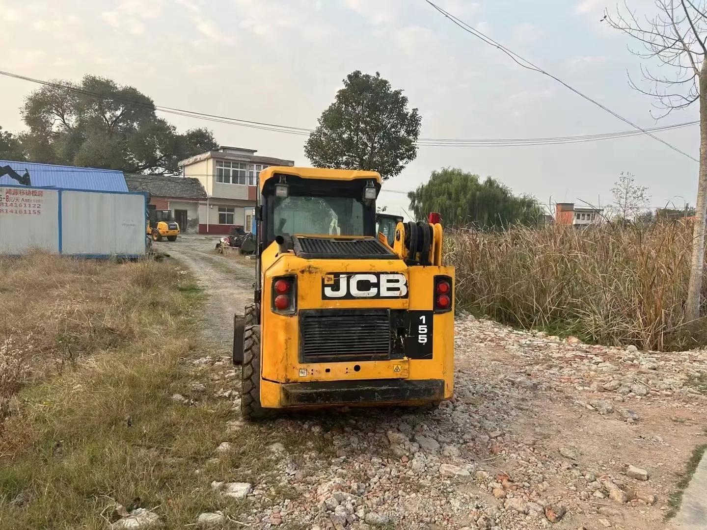 Secondhand Mini Construction & Engineering Machine Equipment JCB Wheel Loader Used Original JCB 155 Skid Steer Loader For Sale