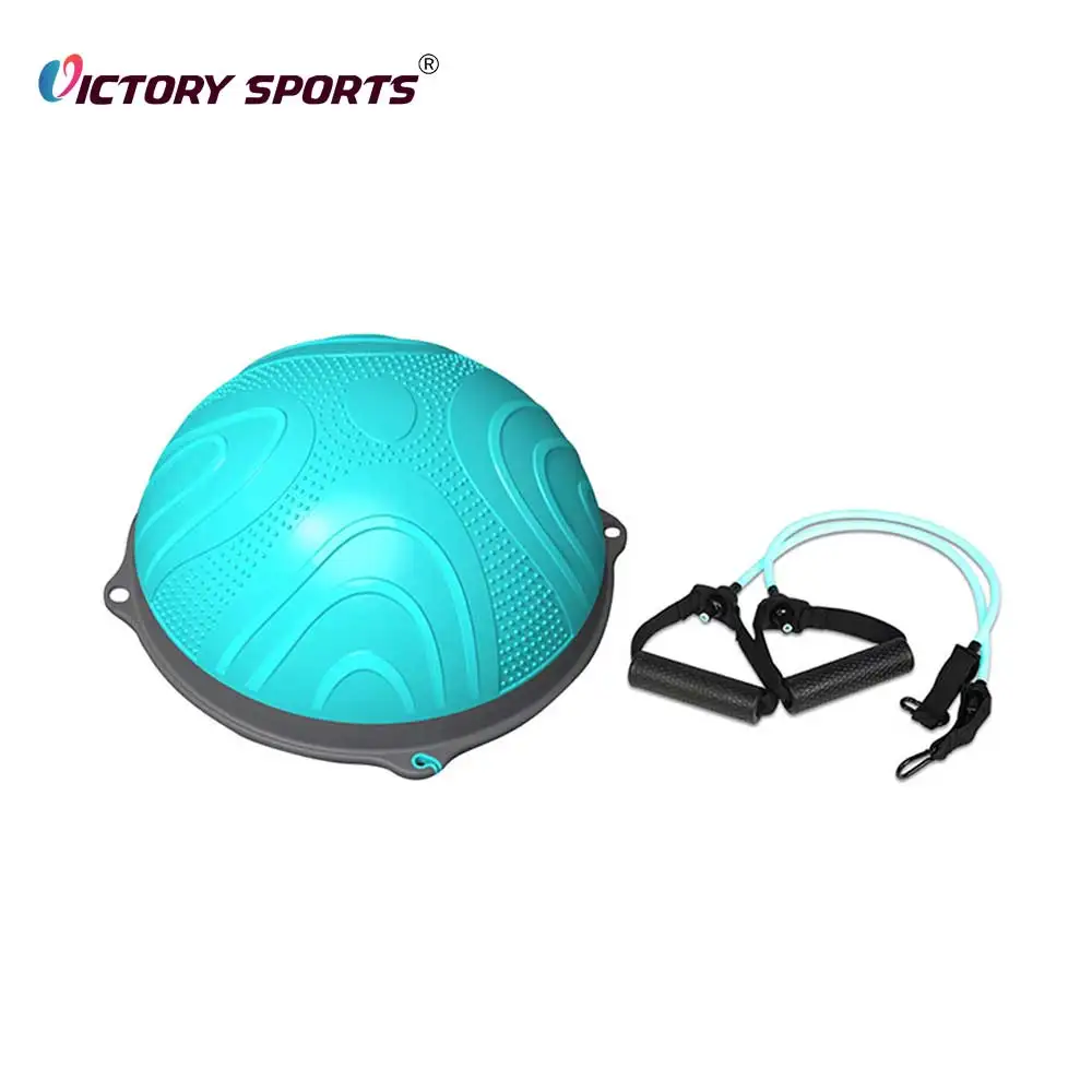 Eco Friendly Training Non-slip Core Training Yoga Massage Body Inflatable Half Balance Ball Half Ball