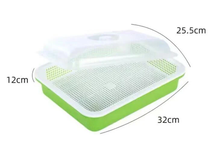 Sprout Bean vegetable planting with high cover lid heat preservation and moisturizing seedling tray soilless cultivation kit