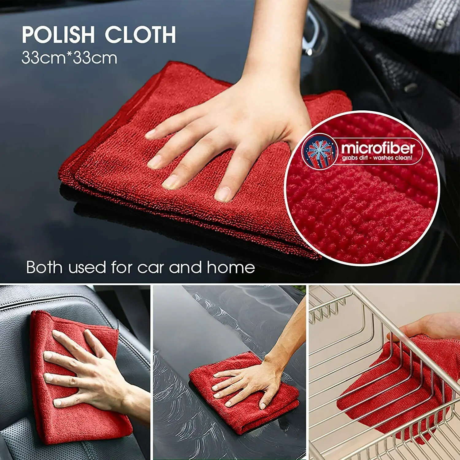 25 шт. салфетки из микрофибры для чистки