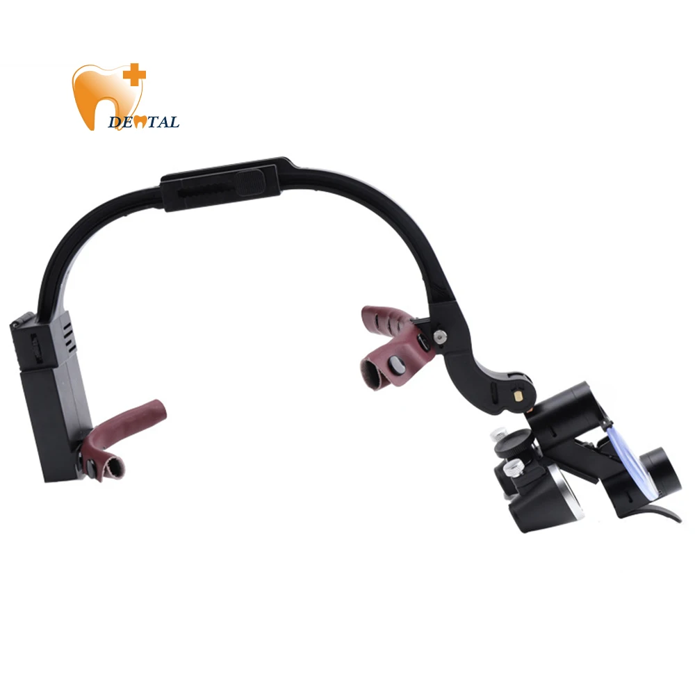 2.5-3.5x Loupes Headlight Headlight Softtouch White Wireless With Surgical Camera System Led Dental Head Light oral lighting