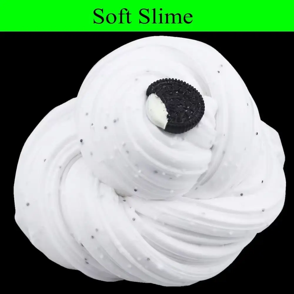 Флаффи-слайм 60 мл, игрушка из полимерной глины, добавка, мягкий легкий Пластилин для слайма, жвачка антистресс