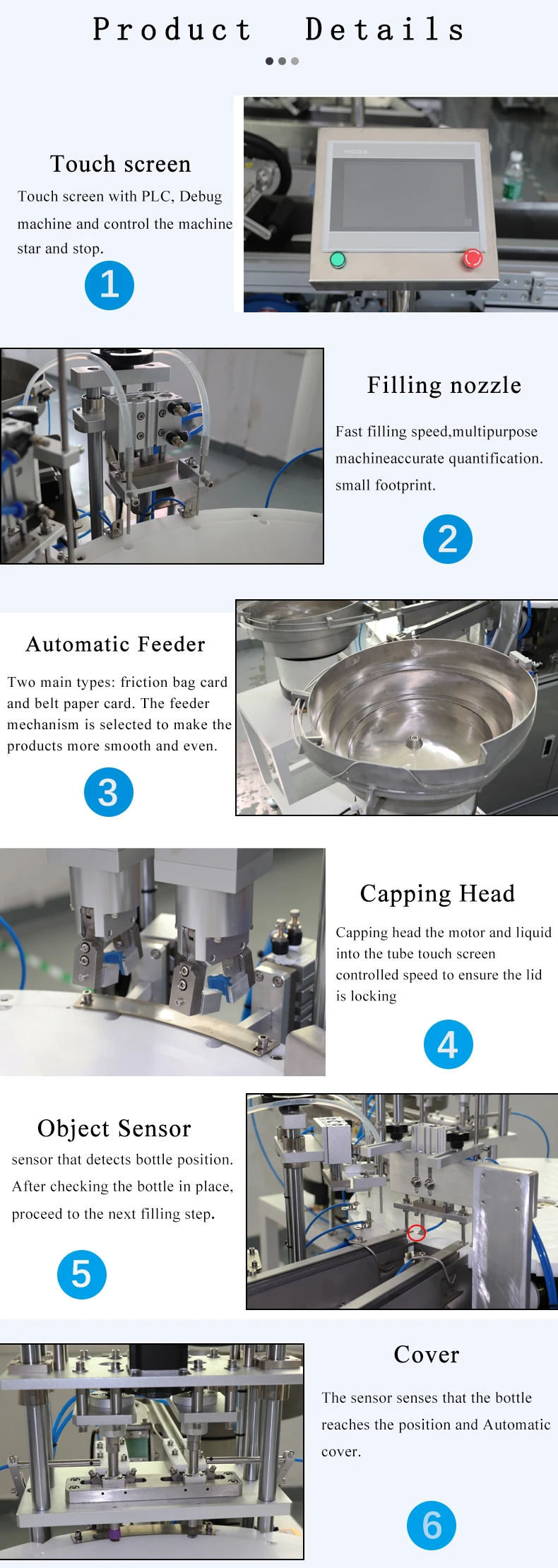 FK-SPEEDA Automatic Mini Liquid Nucleic Acid Detection Automatic test tube biochemistry reagents 20ml bottle filling machine