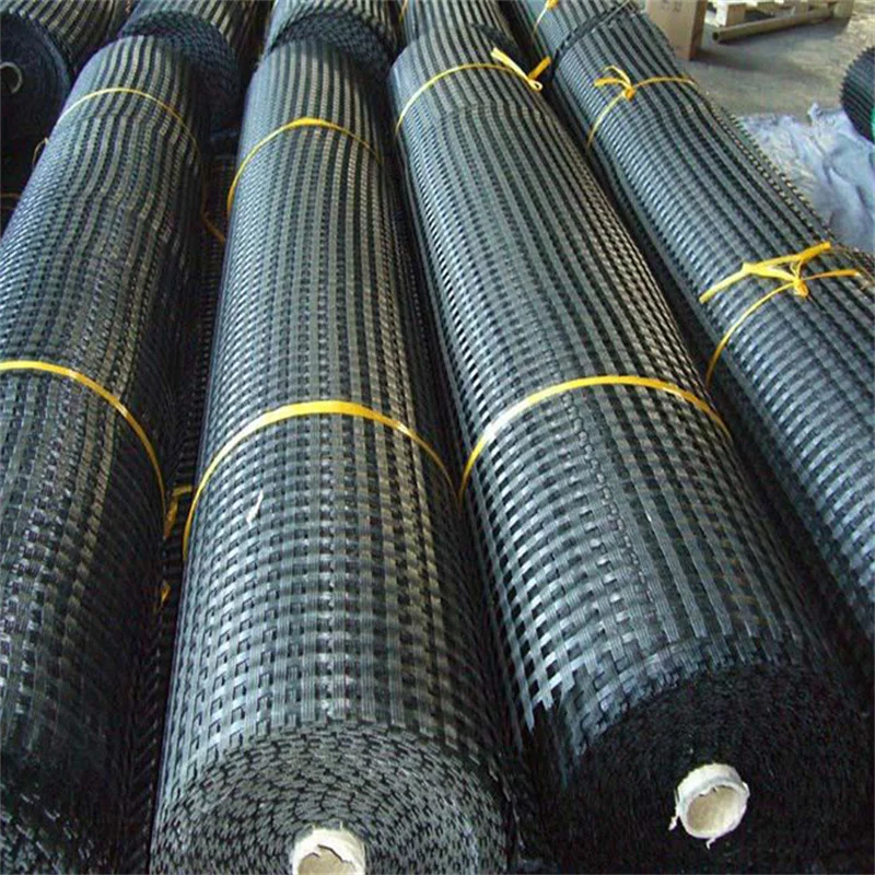 Factory Sale  Glass fiber grid composite geotextile  for Road High Quality Factory Price PP Polypropylene Plastic Soft Black