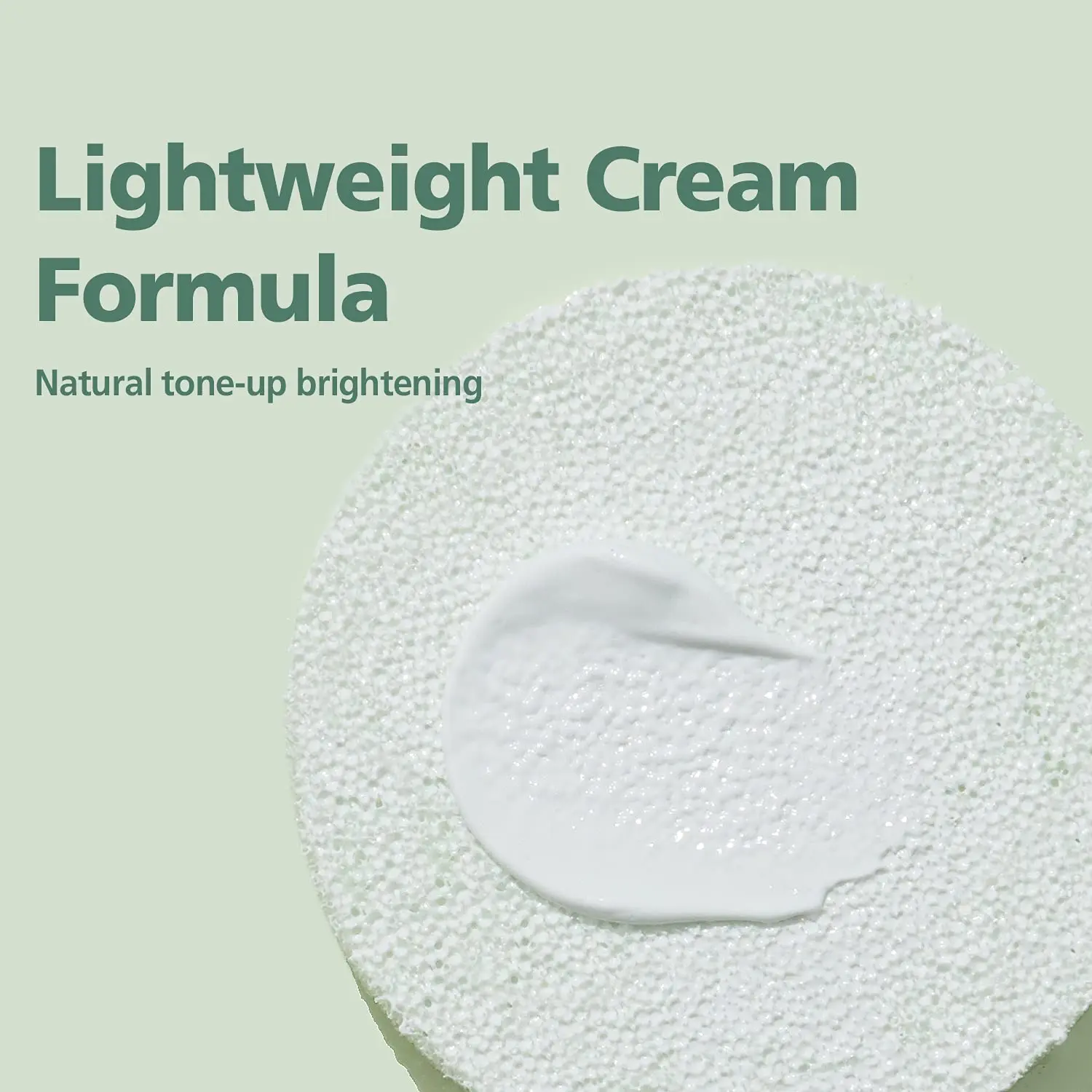 Private label no white cast sunscreen SPF 50 tea tree tone up sun cushion