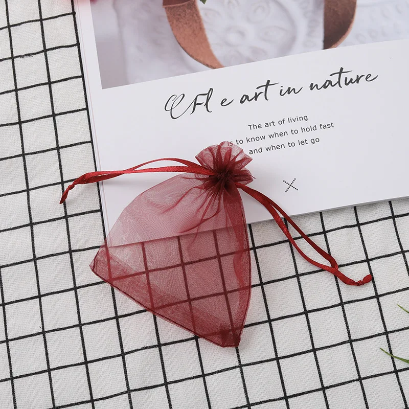 factory directly selling organza gift bags/organza pouch with wholesale price