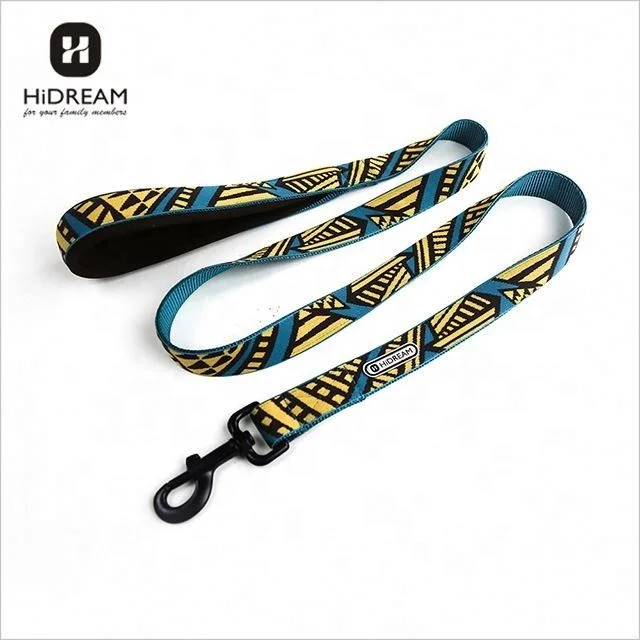 HiDREAM HD009002 Neoprene Padded Nylon Double handle Pet magnetic dog leash