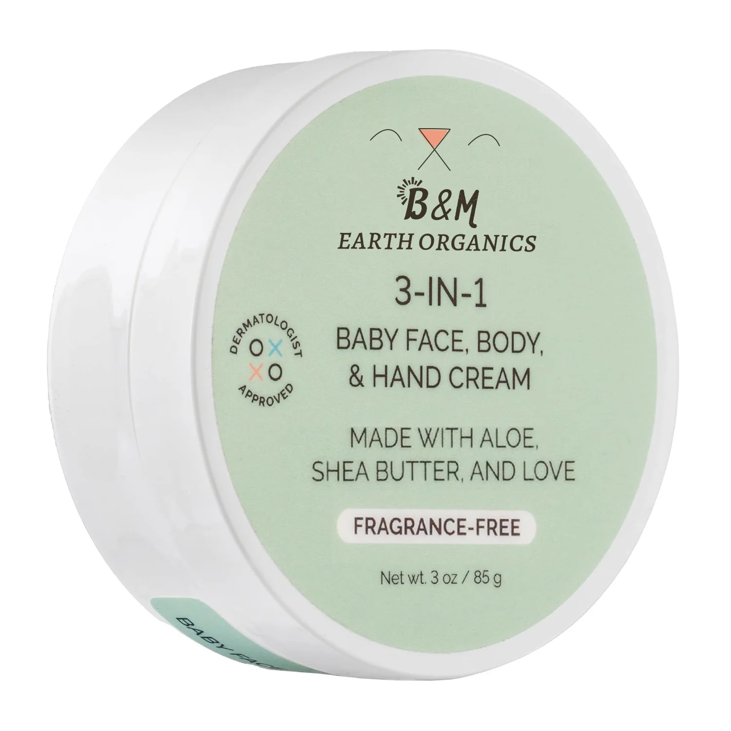 Baby Moisturizing Cream for Face Body Hands Baby Lotion for Newborn Baby Cream for Dry Skin Formulated with Natural Shea Butter