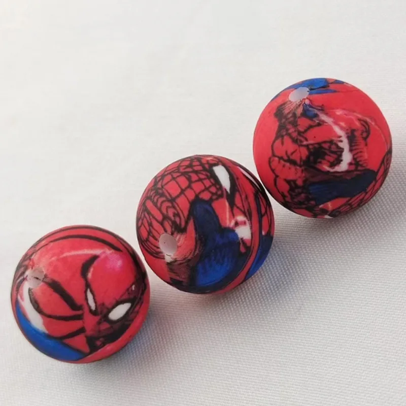 Wholesale food grade silicone transfer printing beads baby molars in bulk 12mm to 15mm