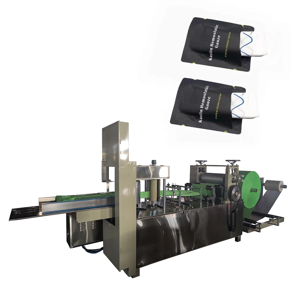 Kaolin Gauze Soluble Hemostatic Compressed Gauze for Outdoor Tactical Medical Activities folding machine