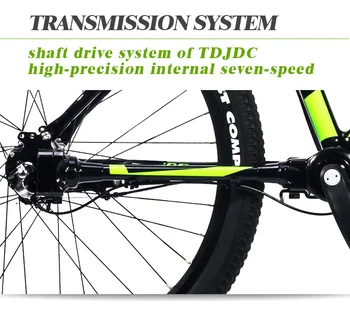 Top-ranking products new fashion inner speeds gears shaft driven touring bike 26 inch chainless drive shaft mountain bike