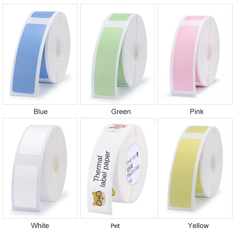 
D11 печатная этикетка для супермаркета водостойкая устойчивая к разрыву жира ценовая этикетка чистый цвет устойчивая к царапинам этикетка рулон бумаги 