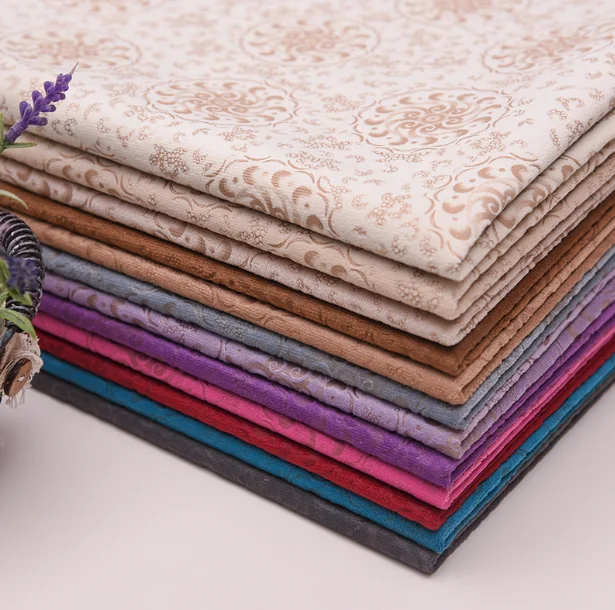 100% POLYESTER KNITTING FABRIC PRICE embroidered china upholstery fabric