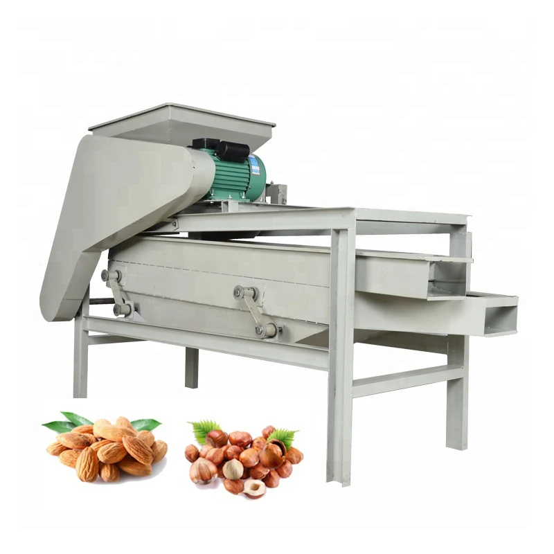 Commercial Almond Dehulling Machine Nuts Shell Broken Machine Cashew Nut Shelling Machine