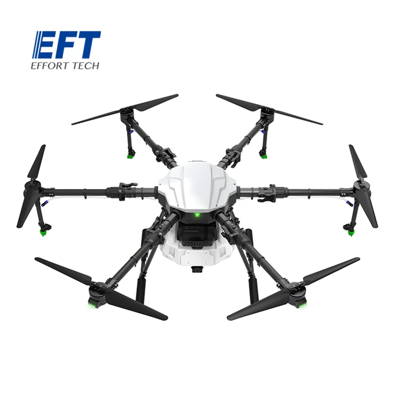 EFT/E610P/Autonomous flight planning route 10L agricultural automatic plant protection spraying medicine drone   EFT E610P