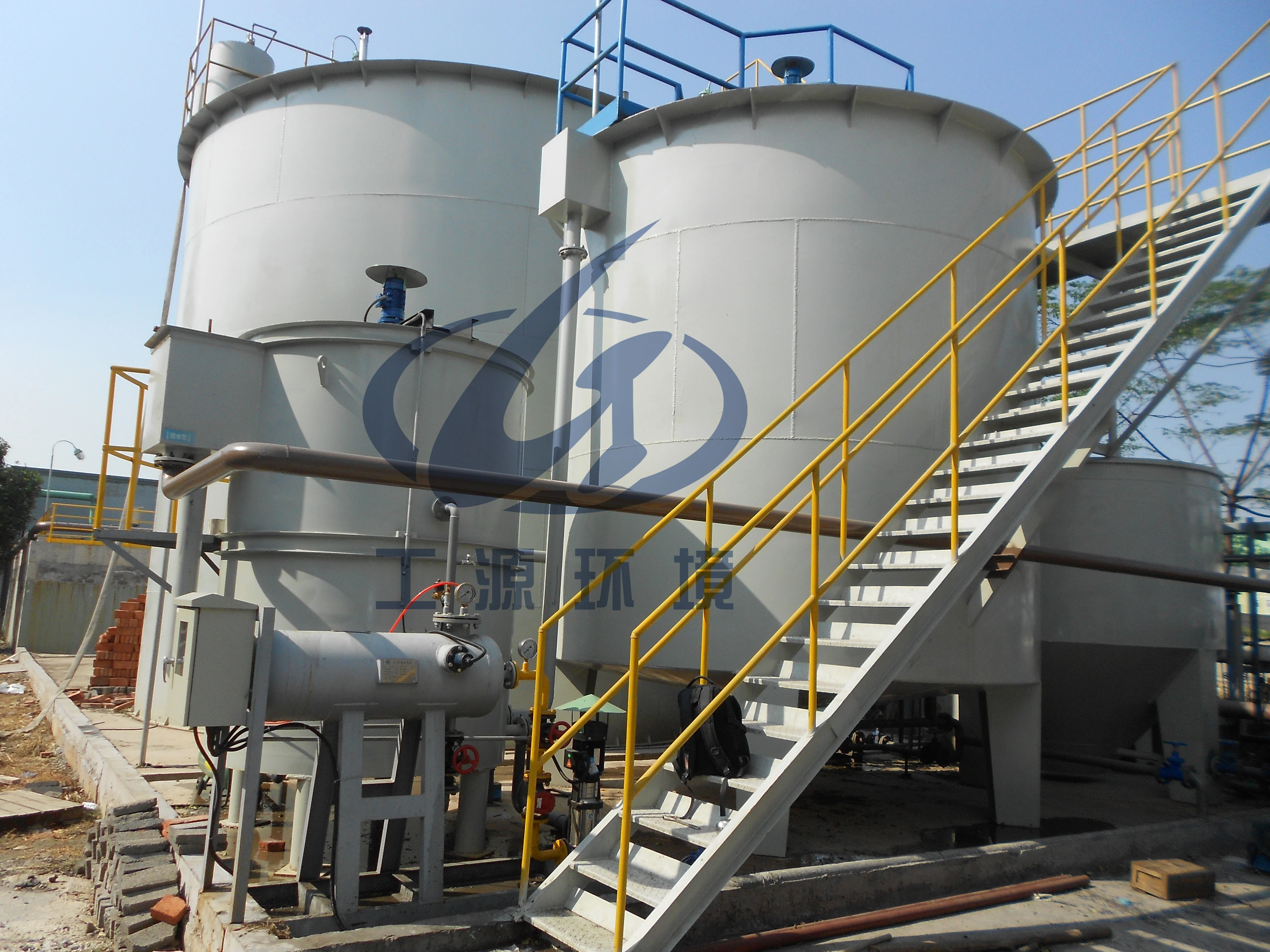 Vertical dissolved air flotation plant Electroplating wastewater treatment equipment