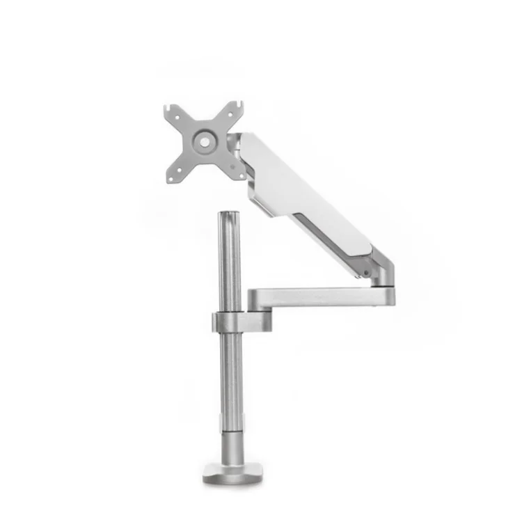 Height Adjustment Aluminum Multi Screen Desk Mount Bracket Monitor Arm Stand Single Gas Spring LCD Mount With VESA 100*100MM