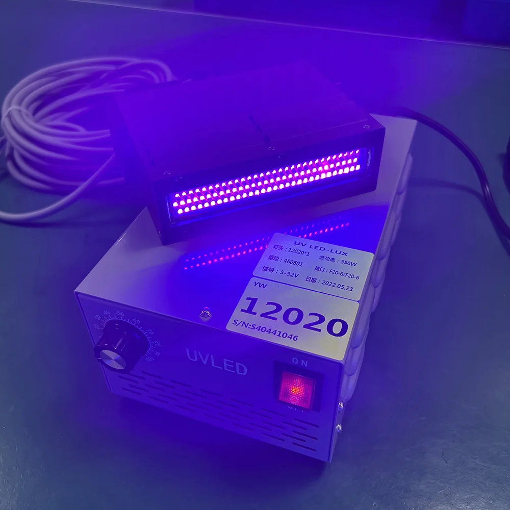 INGAN chips Array12020 365nm 395nm 405nm UV lamp for Flatbed Printer Cure lights  UV Invisible Inks Glue Curing  LED Lamps
