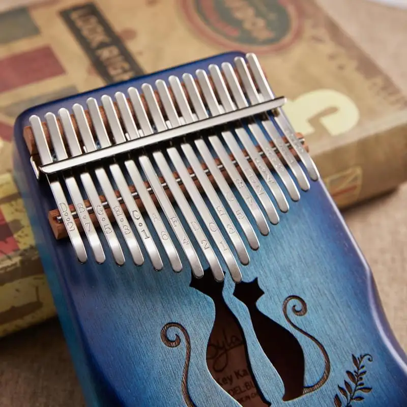no buzz sounds 17 keys one organic structure coconut kalimba diy kit strumenti musicali professional