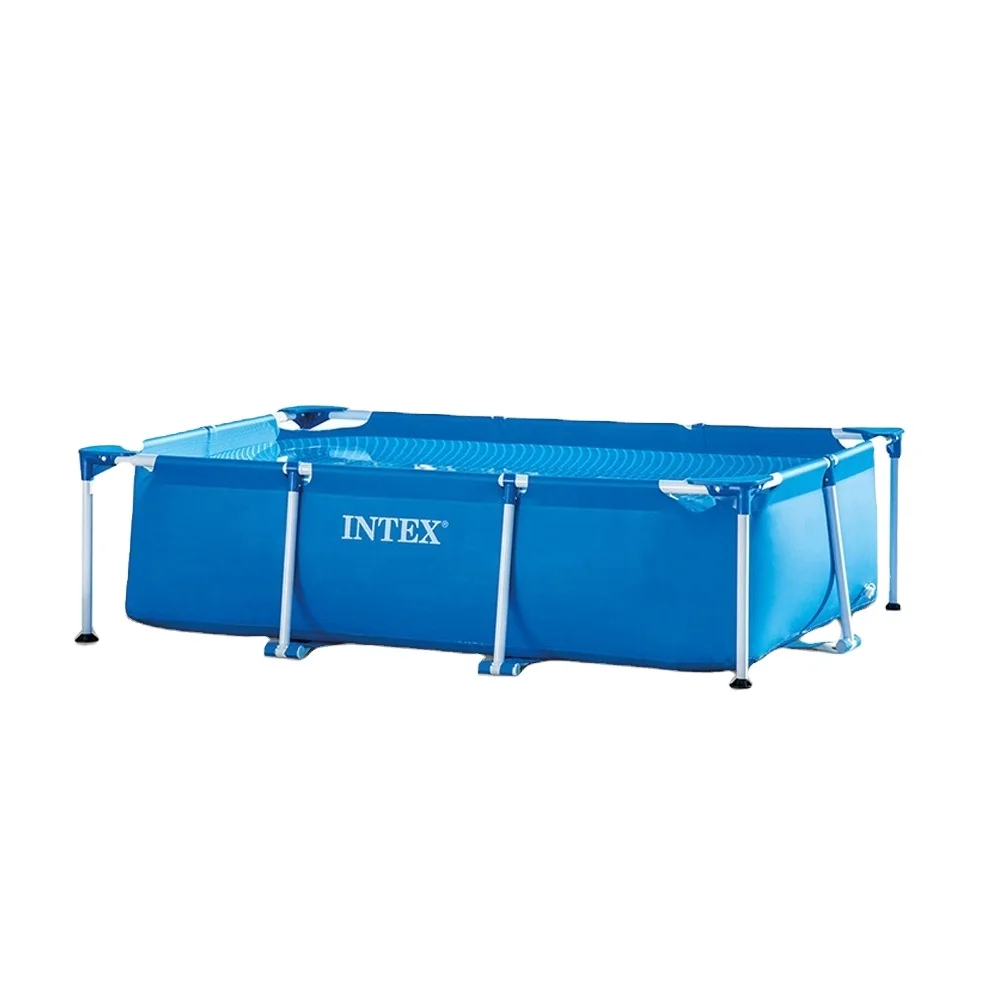2024 new MSR MS830 Intex 28270 220cm Plastic Above Ground Pools Rectangular Steel Frame Swimming Pool