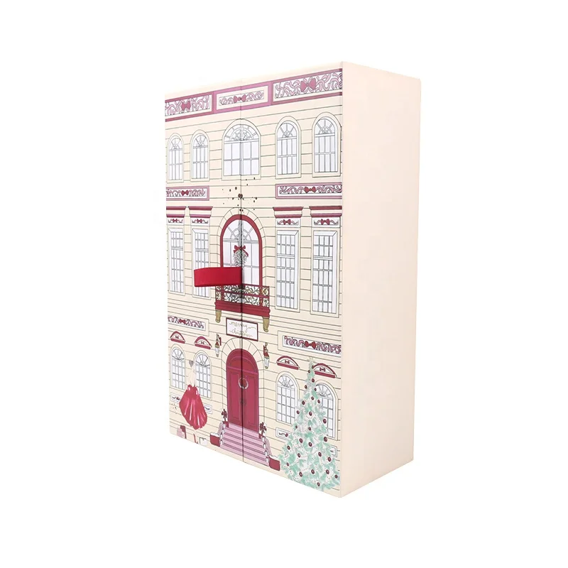 cardboard gift paper packaging advent calendar box