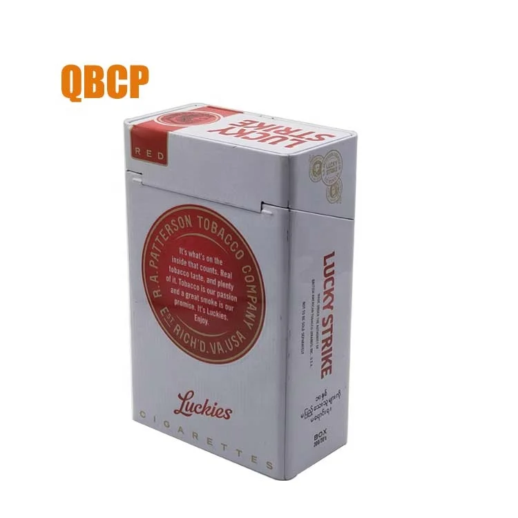 Customized cigarette tin box for 200 pcs volume