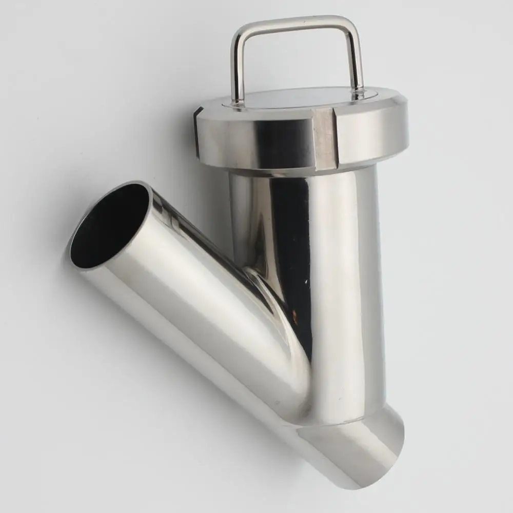 Санитарно нержавеющая сталь SS304 сварные y-тип фильтр