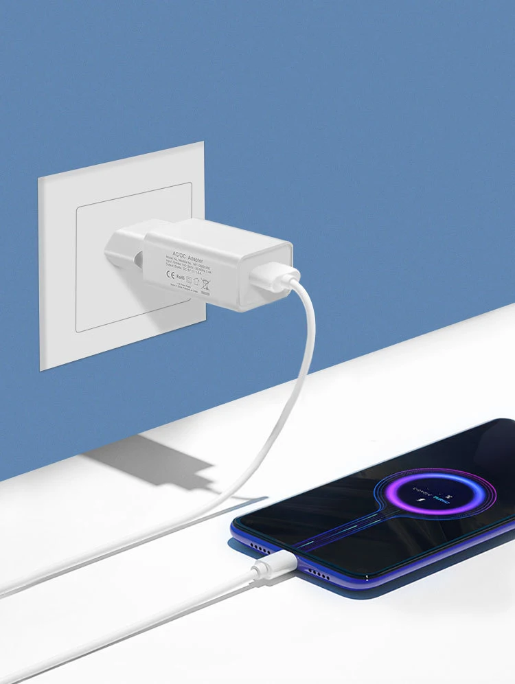 High quality USB DC fast flat wall charger Black white ce fcc car usb cheap charger