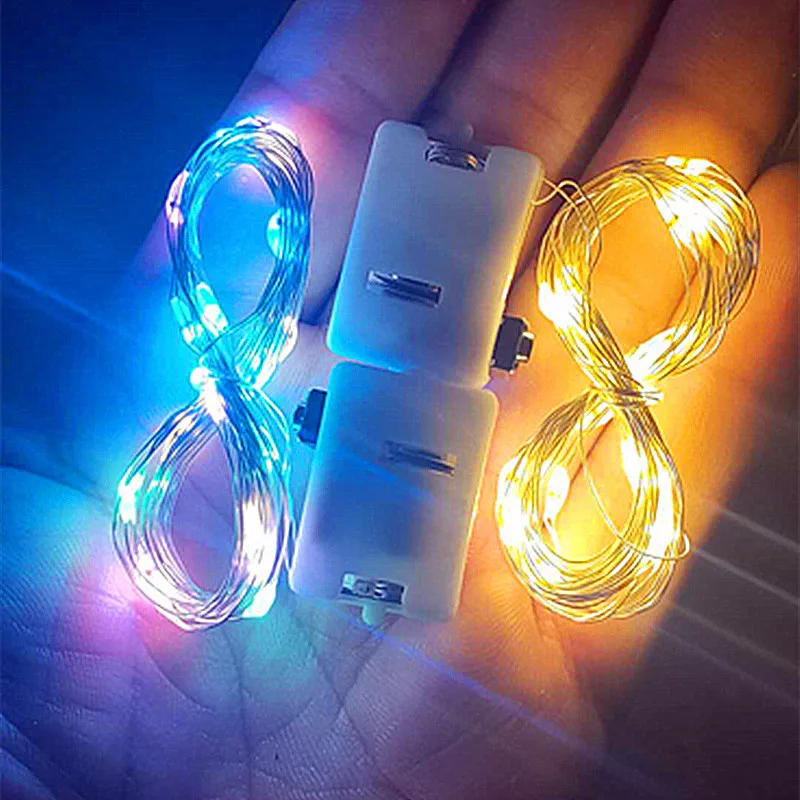 Twinkle Fairy String Lights with 3 Flashing Modes LED Mini Novelty Waterproof Copper Wire Starry Lights Battery Operated Light