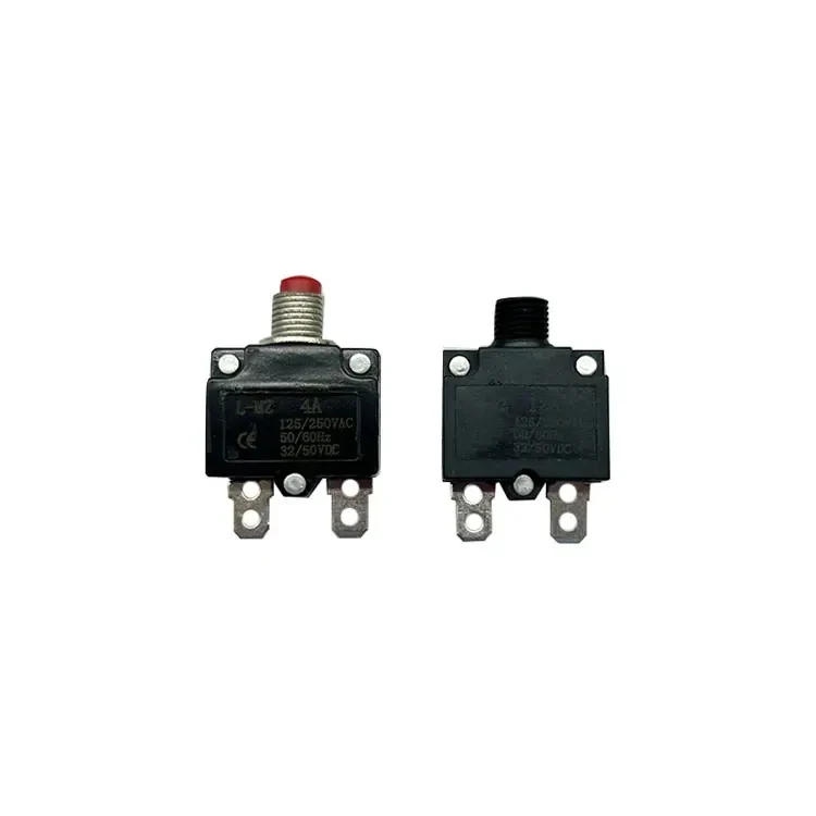 Over Current Protection DC Motor Thermal Circuit Breaker Switch 5A 10A 20A 25A Miniature Resettable Overload Protector Switch
