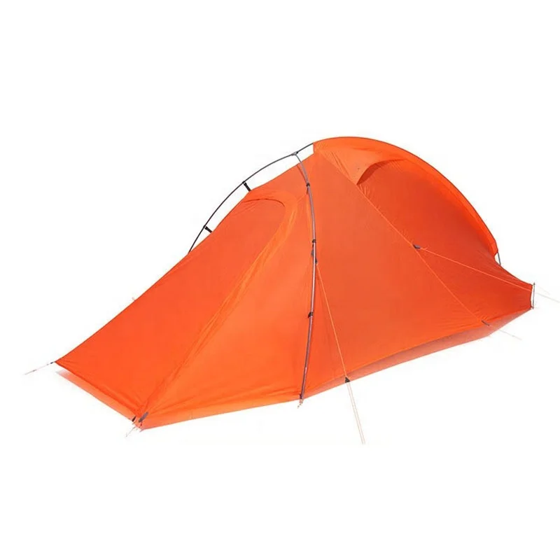 1 Person Lightweight Backpacking Tent Waterproof Aluminum Pole Double Layer Mountaineering Ultralight Camping Hiking Tent