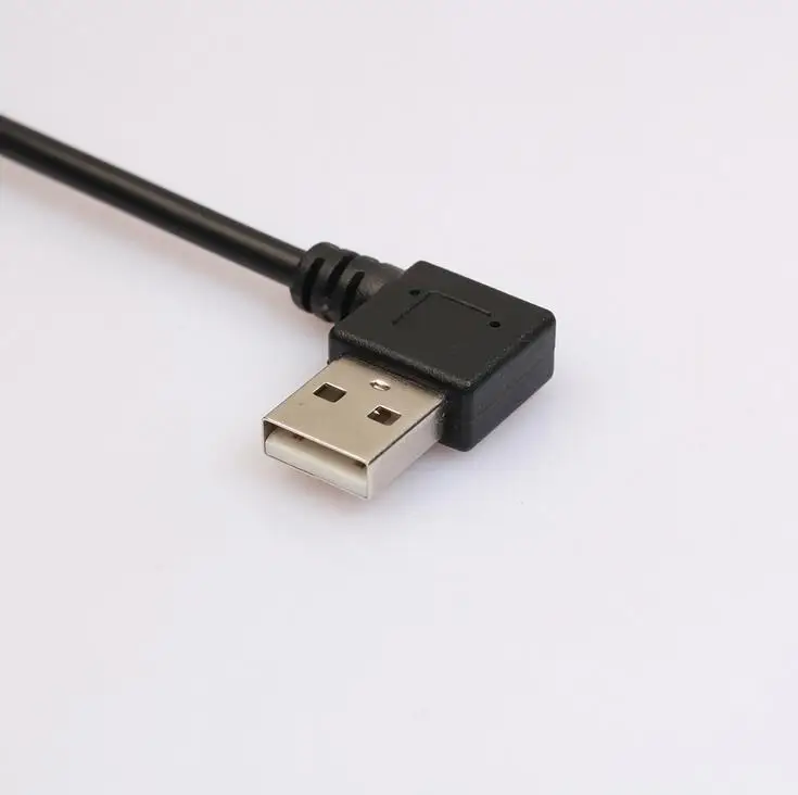 Прямой угол USB2.0 (Type-A) штекер к USB3.1 (Type-C) левый и правый USB синхронизация данных зарядный кабель соединитель