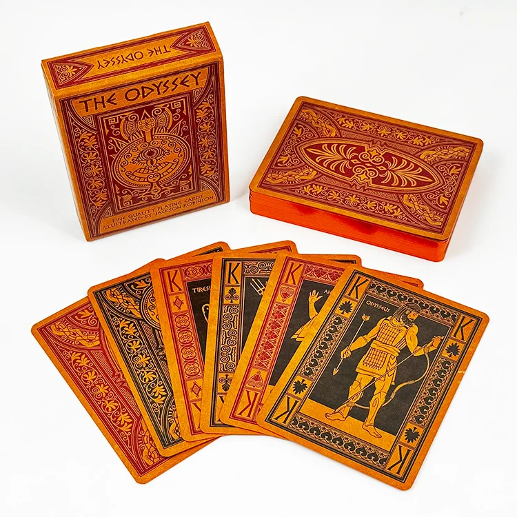 Custom Paper Playing Cards Poker Set Design Your Own Playing Cards Gold Silver Foil Stamping Edge Poker Card