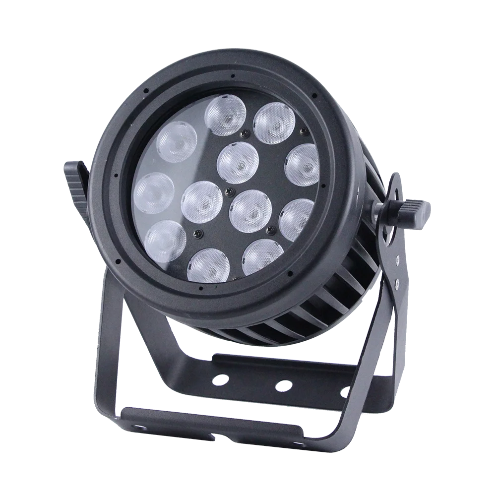 IP65 Stage DMX par light 12X18W RGBWAUV 6in1 dmx512  led par lights