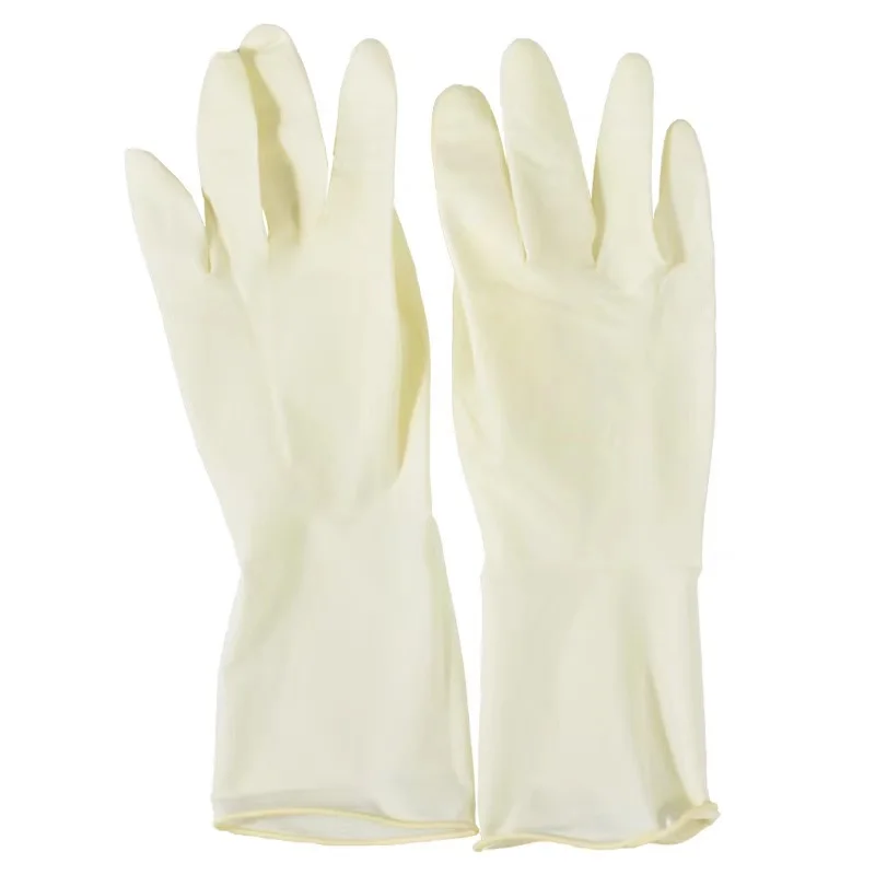 Powdered or Powder free Sterile 100%Thailand Natural Latex Surgical Gloves with CE Certification