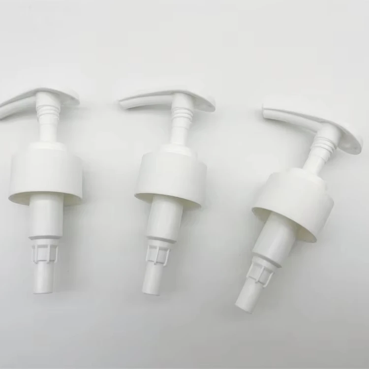 White plastic screw lotion pump 28/410