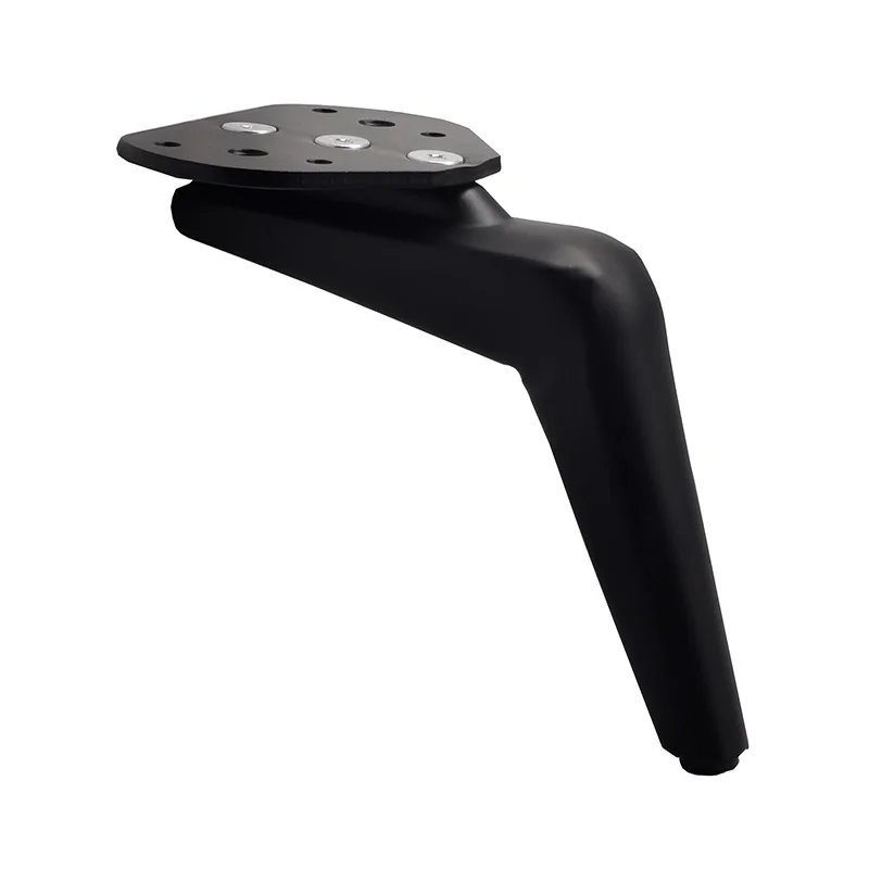 160MM black nickel metal base cabinet furniture feet factory price sofa foot leg